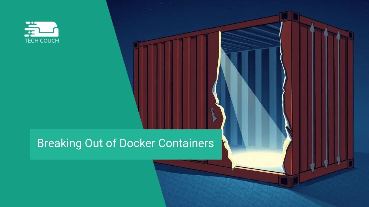 Breaking out of docker containers