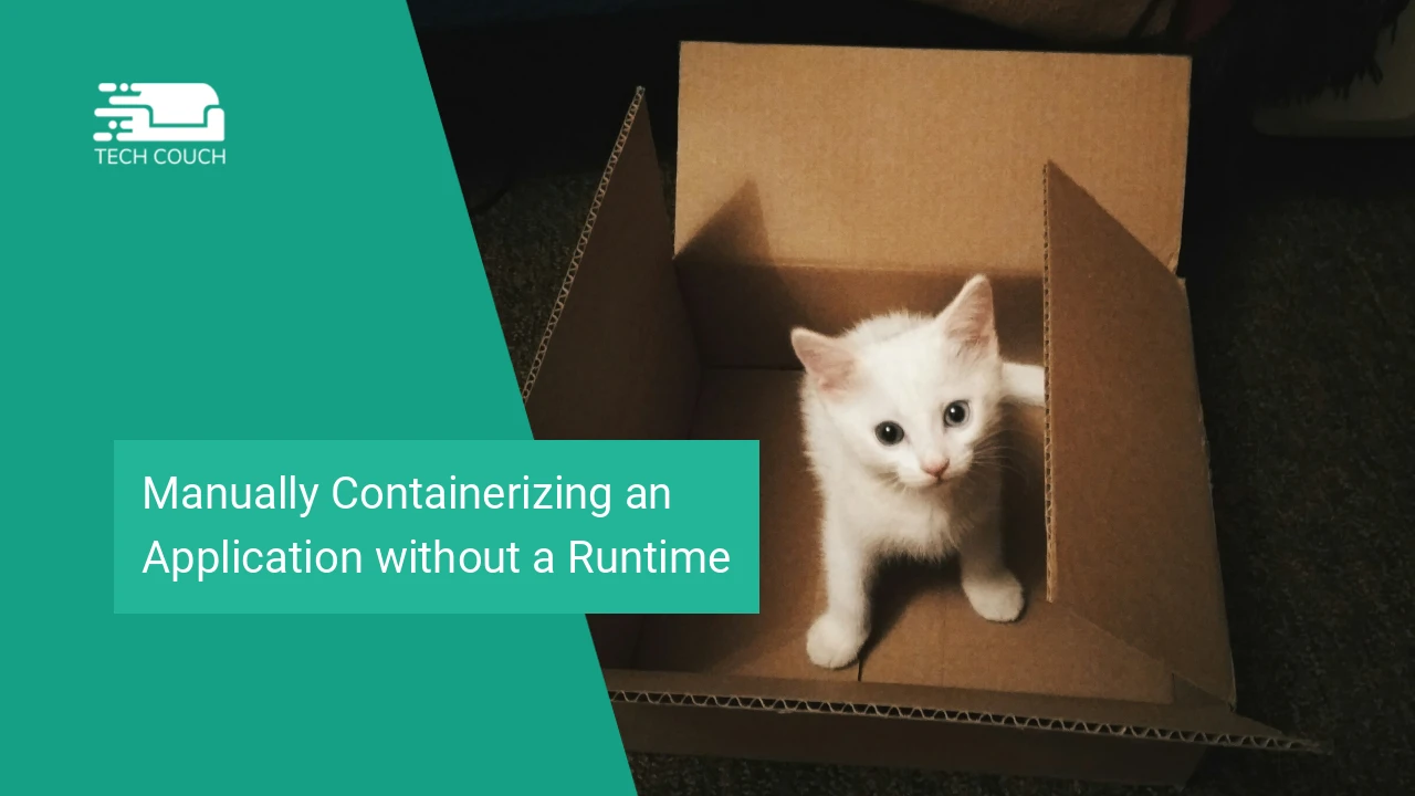 Manually containerizing an application without a runtime