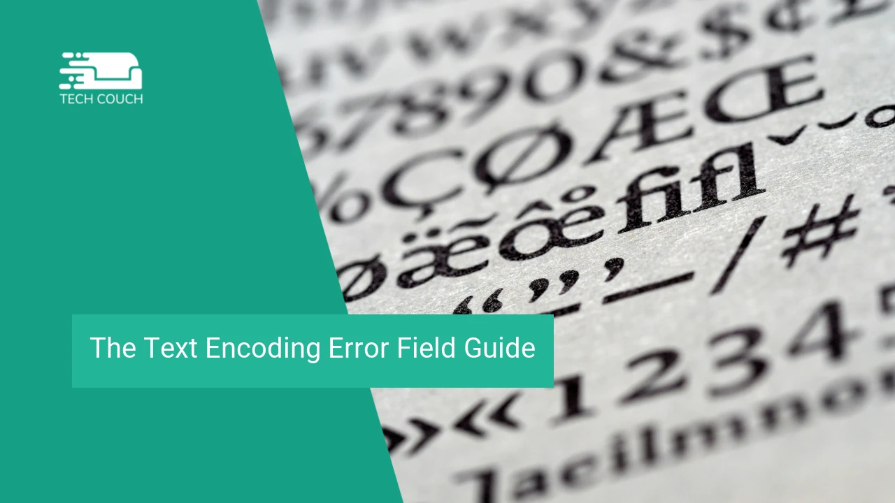 The text encoding error field guide