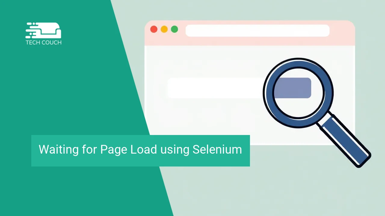 Waiting for page load using selenium